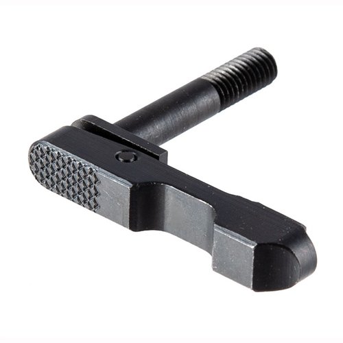 Il KE Arms Ambi Magazine Catch è ideale per tiratori mancini e per chi cerca una gestione ambidestra del fucile, compatibile con tutti gli AR-15 standard.