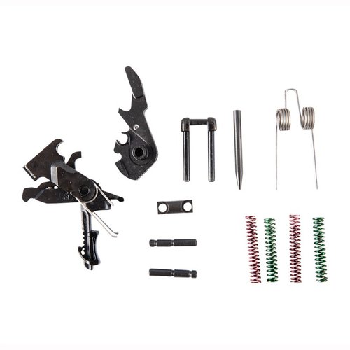 I grilletto HIPERFIRE Xtreme 2-stage offre una rottura pulita, viaggi impercettibili e pesi regolabili, garantendo prestazioni affidabili per ogni tiro.