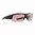 Occhiali Helix Eyewear, montatura nera con lente rosa