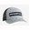 Cappellino trucker con patch Wordmark grigio/nero