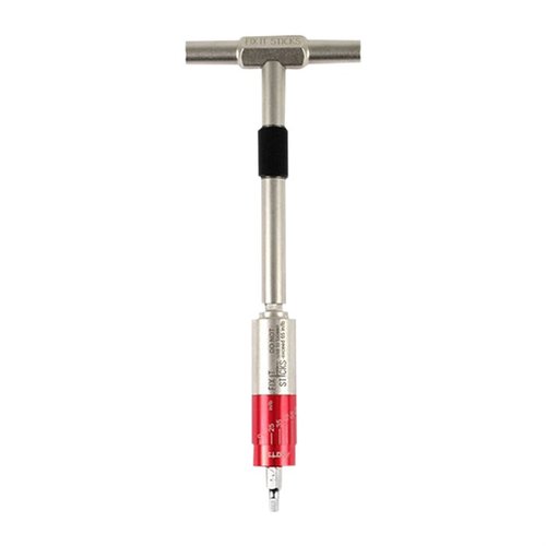 Il Fix It Sticks All-In-One Torque Driver Kit offre un driver di coppia regolabile da 15 a 65 inch-pounds, 15 punte assortite e una custodia per un trasporto facile.
