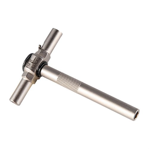 La chiave a T con cricchetto di Fix It Sticks offre tre porte magnetiche per punte da 1/4