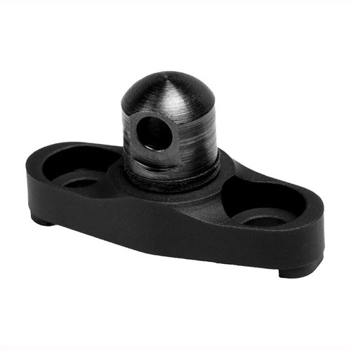 L'adattatore M-LOK a sling stud flangiato è realizzato in alluminio 6061, con finitura anodizzata dura di Tipo III e include hardware. Compatibile con swivel di bloccaggio.