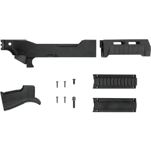 Il kit SB22 Takedown offre un telaio leggero e modulare per Ruger 10/22, compatibile con grip AR-15 e accessori M1913, perfetto per ogni avventura.