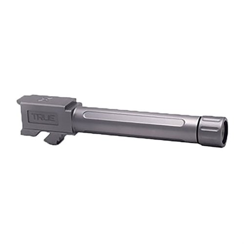 Il TRUE BARREL per Glock 19/19X e 45 offre un design drop-in facile da installare, maggiore precisione e una finitura in acciaio inox 416R di alta qualità.
