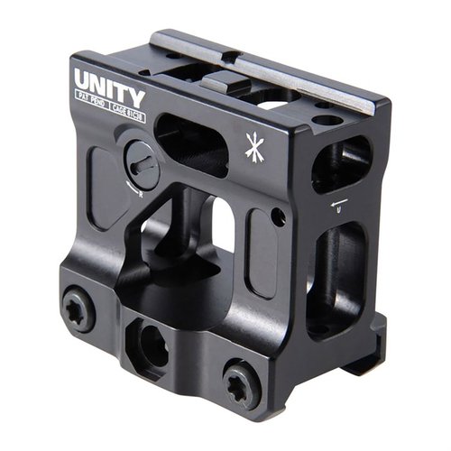 Il FAST™ Micro Mount offre mirini di backup regolabili e un posizionamento ottimale per una rapida acquisizione del bersaglio, compatibile con Aimpoint Micro.