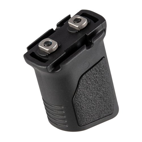Il grip angolato Strike Industries offre un angolo di 86°, gestione cavi integrata, stabilità e design low-profile per un controllo ottimale dell'arma.