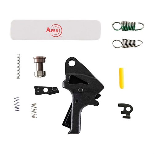 Il kit Apex Forward Set Trigger offre una trazione del grilletto più fluida e consistente, riducendo il peso di circa 2 lbs e il viaggio totale del 40%.