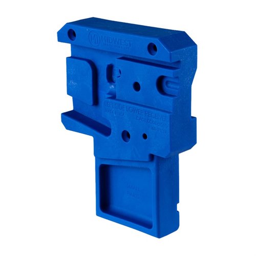 I Lower Receiver Blocks in polimero ad alta resistenza consentono l'installazione di pin, montaggio su panca e manutenzione completa dell'arma. 100% Made in USA.