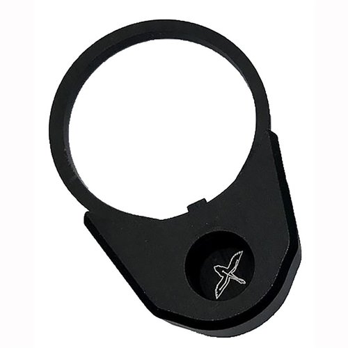 L'end plate AR-15 con 3 socket QD offre un design funzionale, compatibilità con castle nuts impilabili e finiture in DLC nero o FDE per una maggiore resistenza.