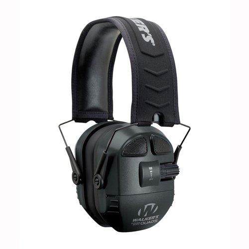 Gli ULTIMATE POWER EAR MUFFS offrono 9x di amplificazione del suono, protezione acustica NRR 27dB e design compatto per un comfort ottimale durante la caccia.
