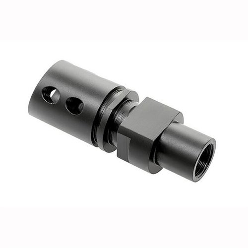 Il P90 Style Flash Hider M12 X 1 LH di CMMG offre una riduzione efficace del lampo, migliorando la discrezione e la precisione nei tuoi colpi.