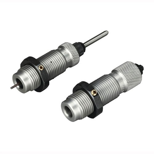 Il set di die RCBS AR Series offre un die di dimensionamento Small Base e un die di crimpatura Taper, garantendo ricariche più facili e affidabili per armi AR e semi-automatiche.