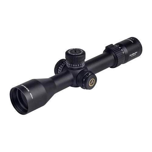 Il Helos BTR GEN2 2-12X42mm FFP offre ottiche completamente multistrato, torrette bloccabili e reticolo illuminato, perfetto per tiratori a lungo raggio.