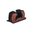 EDGEWOOD SHOOTING BAGS EDGEBAG FARLEY FNT REST 2-1/4" HUNTER con top rinforzato NERO