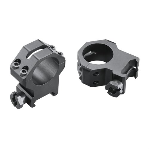 Gli anelli skeleton a quattro fori WEAVER offrono una resistenza massima grazie ai viti Torx, realizzati in alluminio 6061 T6 anodizzato per una durata eccezionale.