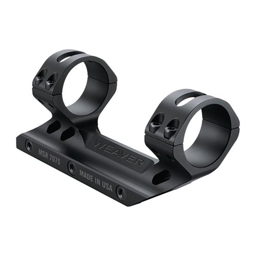 Il Weaver Premium MSR Optics Mount in alluminio 7075-T6 è leggero, resistente e offre un'eccellente forza di serraggio, ideale per fucili MSR.