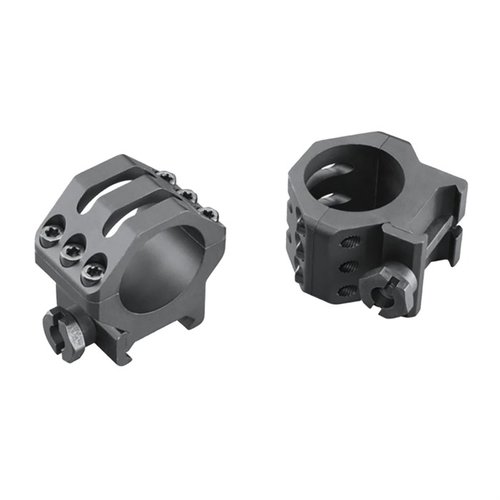 Gli anelli Picatinny a sei fori Weaver offrono massima sicurezza con viti Torx no-strip, finitura anodizzata Type-III e design migliorato per fucili tattici.