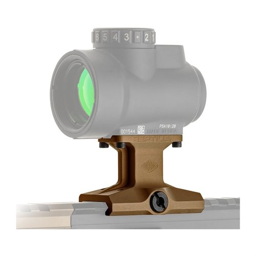 Il 1.93″ DOT Mount™ di Reptilia è una soluzione leggera e compatta per ottiche red dot, realizzata in alluminio 7075-T6, con design anti-snag.
