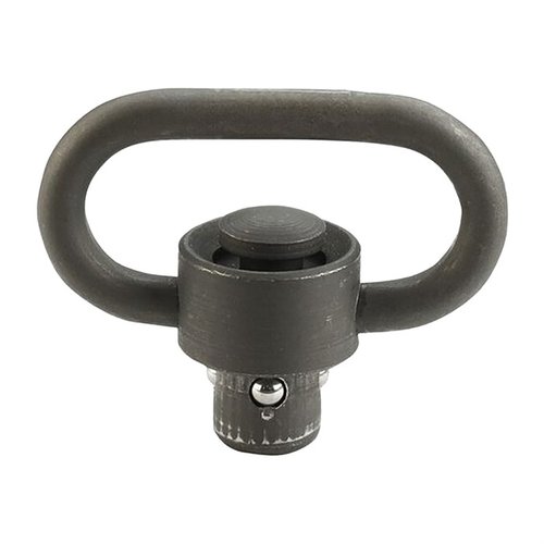 L'HD PUSH BUTTON SLING SWIVEL di BLACKHAWK è compatibile con la maggior parte dei punti di montaggio a pulsante, consentendo un attacco e distacco rapido della slinga.