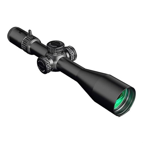 Il Warhawk 5-25x56mm FFP offre vetro cristallino, tubo principale da 34mm, torrette tattiche bloccabili e illuminazione notturna, perfetto per la massima precisione.