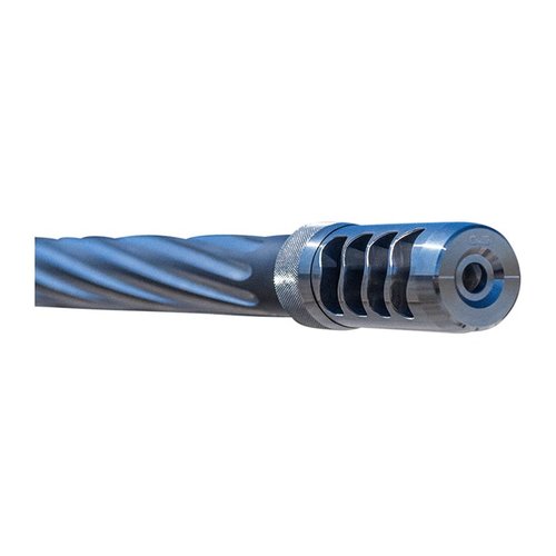 Il Hellfire Match Muzzle Brake offre gestione ottimale del rinculo e controllo dell'innalzamento della volata, senza rumori aggiuntivi grazie al design innovativo a 4 porte.
