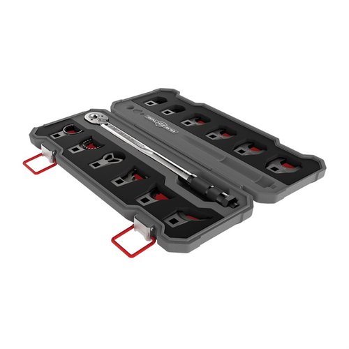 Il Master-Fit AR-15 Crowfoot Wrench Set offre chiavi a crowfoot specifiche per AR-15, costruzione in acciaio inossidabile rivestito in titanio e precisione di serraggio.