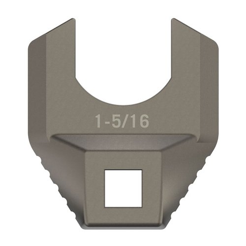 La MASTER-FIT FREE-FLOAT BARREL NUT WRENCH offre una precisione eccezionale con acciaio inox rivestito in titanio, garantendo una presa solida e un controllo senza slittamenti.