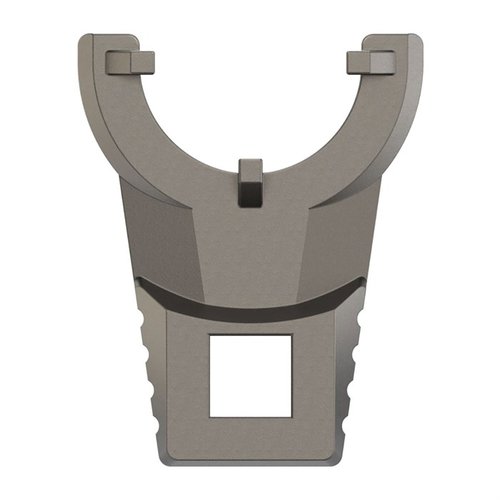 Chiave a coppia MASTER-FIT 2 lati per castle nut, in acciaio inox rivestito in titanio, garantisce precisione e controllo senza slittamenti per il tuo armamento.