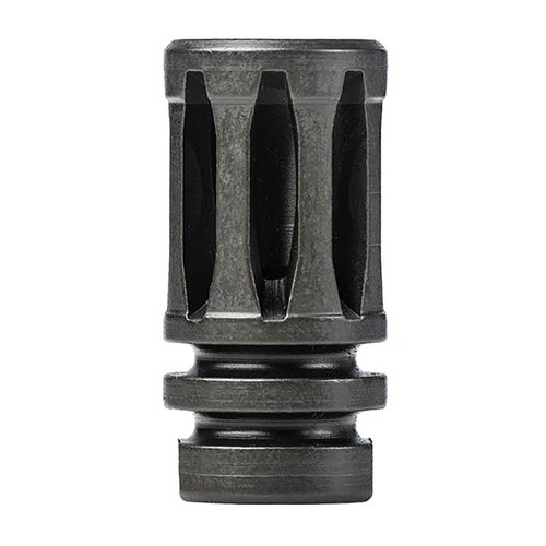 Il 9MM A2 Birdcage Flash Hider di AERO PRECISION è un dispositivo di bocca funzionale ed economico per il tuo barile 9mm 1/2 x28 TPI, riducendo il lampeggio.