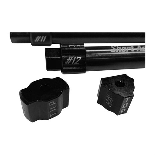 Le teste di chiave d'azione modulari SAC garantiscono una vestibilità precisa, proteggono l'azione e sono realizzate in acciaio legato 4140 con finitura in nitruro nero.