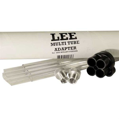 Il Lee Multi-Tube Feeder presenta un caricatore a quattro tubi che contiene fino a 100 proiettili, garantendo un'alimentazione continua per il Bullet Feeder.