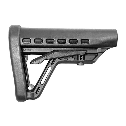 Il buttstock Archangel® Low-Profile AR-15® è leggero, compatto, regolabile in 6 posizioni e realizzato in polimero rinforzato, ideale per un maneggio rapido e preciso.