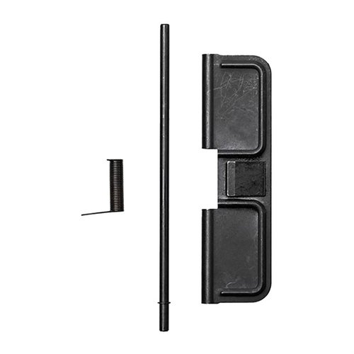 Il kit Ejection Port Cover per AR-15 di AERO PRECISION include una porta, un'asta con c-clip e una molla, garantendo durabilità e funzionalità per il tuo fucile.