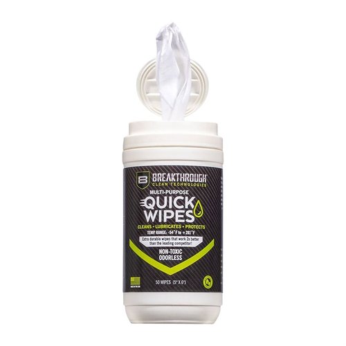 Le SYNTHETIC CLP QUICK WIPES di Breakthrough Clean offrono una pulizia rapida e sicura, rimuovendo il carbonio e lubrificando le superfici metalliche.