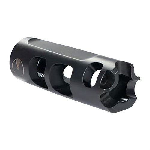 Il compensatore Ultradyne Vostok AL riduce il rinculo della bocca, migliorando la precisione e la velocità dei colpi di follow-up, senza ingombri.