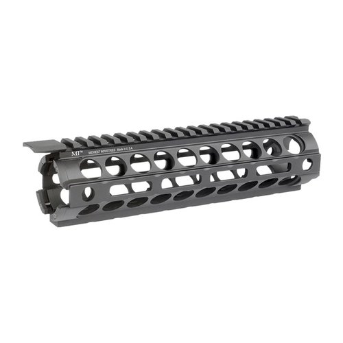 Aggiorna il tuo AR-15 con il handguard free-float M-LOK di Midwest Industries: installazione rapida, design in alluminio 6061, e compatibilità con accessori.