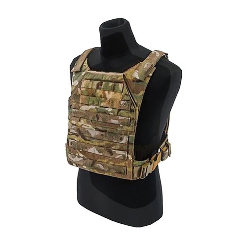 Il Minimalist Plate Carrier di Grey Ghost Gear offre protezione leggera e mobilità, con tasca nascosta e compatibilità per piastre 10x12 o ESAPI.