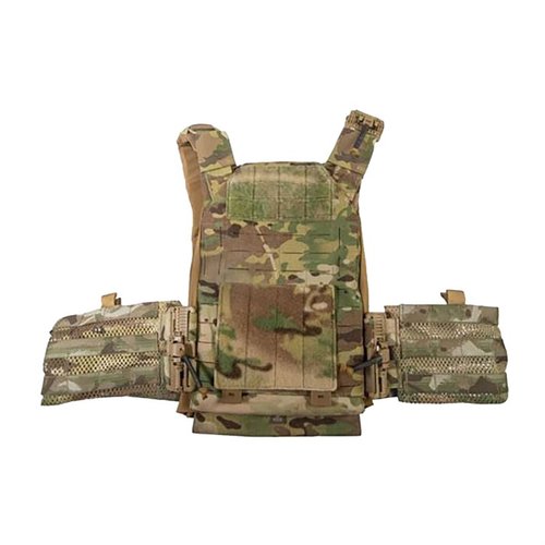 Il SMC Plate Carrier è leggero, versatile e pronto per il combattimento, con MOLLE/PALS, zip YKK, e comfort migliorato grazie a mesh traspirante e imbottitura interna.