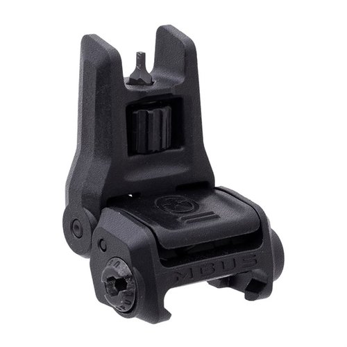 Il mirino frontale Magpul MBUS 3 è leggero e resistente, si ripiega facilmente, senza bisogno di attrezzi per la regolazione, disponibile in vari colori.