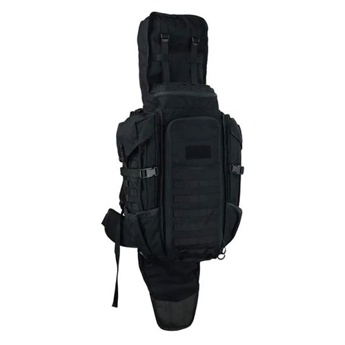 Lo zaino Eberlestock Phantom Sniper Pack offre comfort nel trasporto di un fucile, con 2200 pollici cubici di spazio, design Backscabbard e capacità di carico idrico.