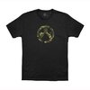 T-shirt ICON CVC mimetica Woodland, taglia S, nero