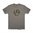 Scopri la Magpul Woodland Camo Icon T-Shirt in Stone Gray. Comfort e durata con cotone e poliestere di alta qualità. Taglia Large disponibile. 🇺🇸 Stampato negli USA. 🛒