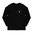 MULEY COTTON T-SHIRT A MANICHE LUNGHE XL NERO