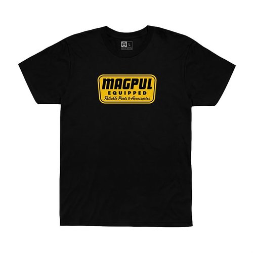 La MAGPUL Equipped T-Shirt è realizzata in un morbido blend di cotone e poliestere, con cuciture resistenti e etichetta interna senza tag per il massimo comfort.