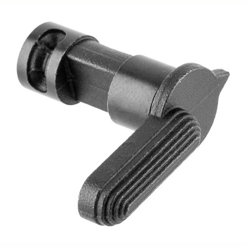 Selettore di sicurezza AR-15 Mil-Spec di ZRO DELTA, lavorato CNC con finitura in fosfato nero, trattato termicamente e 100% prodotto negli USA.