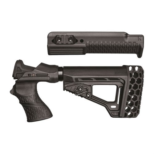 Il Blackhawk Knoxx SpecOps Gen III per Mossberg 500 riduce notevolmente il rinculo, offre una presa ergonomica, è regolabile e facile da installare.