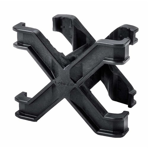 Il coupler Lancer Systems per magazine SIG Sauer MPX consente di unire due magazine, garantendo un rapido accesso al secondo caricatore e visibilità delle munizioni.