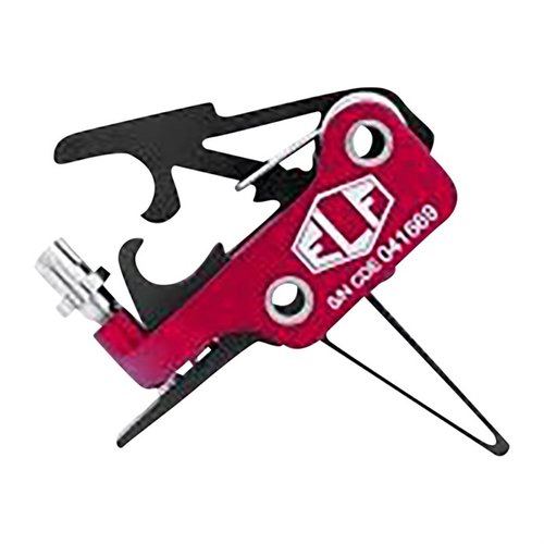 Il grilletto AR-15 3GUN Elftmann offre un peso di scatto regolabile, un'installazione rapida e una precisione eccezionale, ideale per tiratori competitivi.