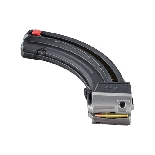 Il caricatore Butler Creek per Savage A17 ha una capacità di 25 colpi, con struttura in metallo, caricamento assistito e possibilità di unione per doppia potenza.